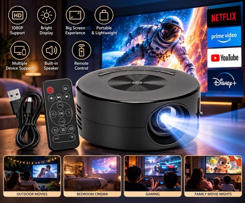 Mini projector home - mini,